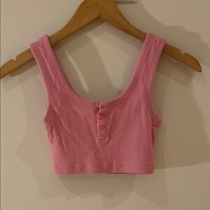 Cotton On Pink Cropped Tank